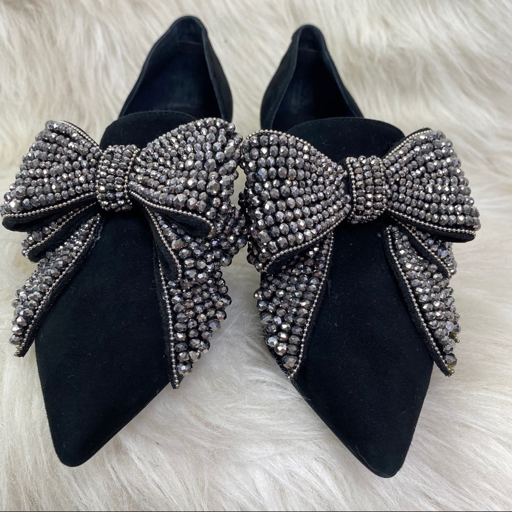Jeffery Campbell Valenti Bow Loafer Black Stone - Picture 11 of 11